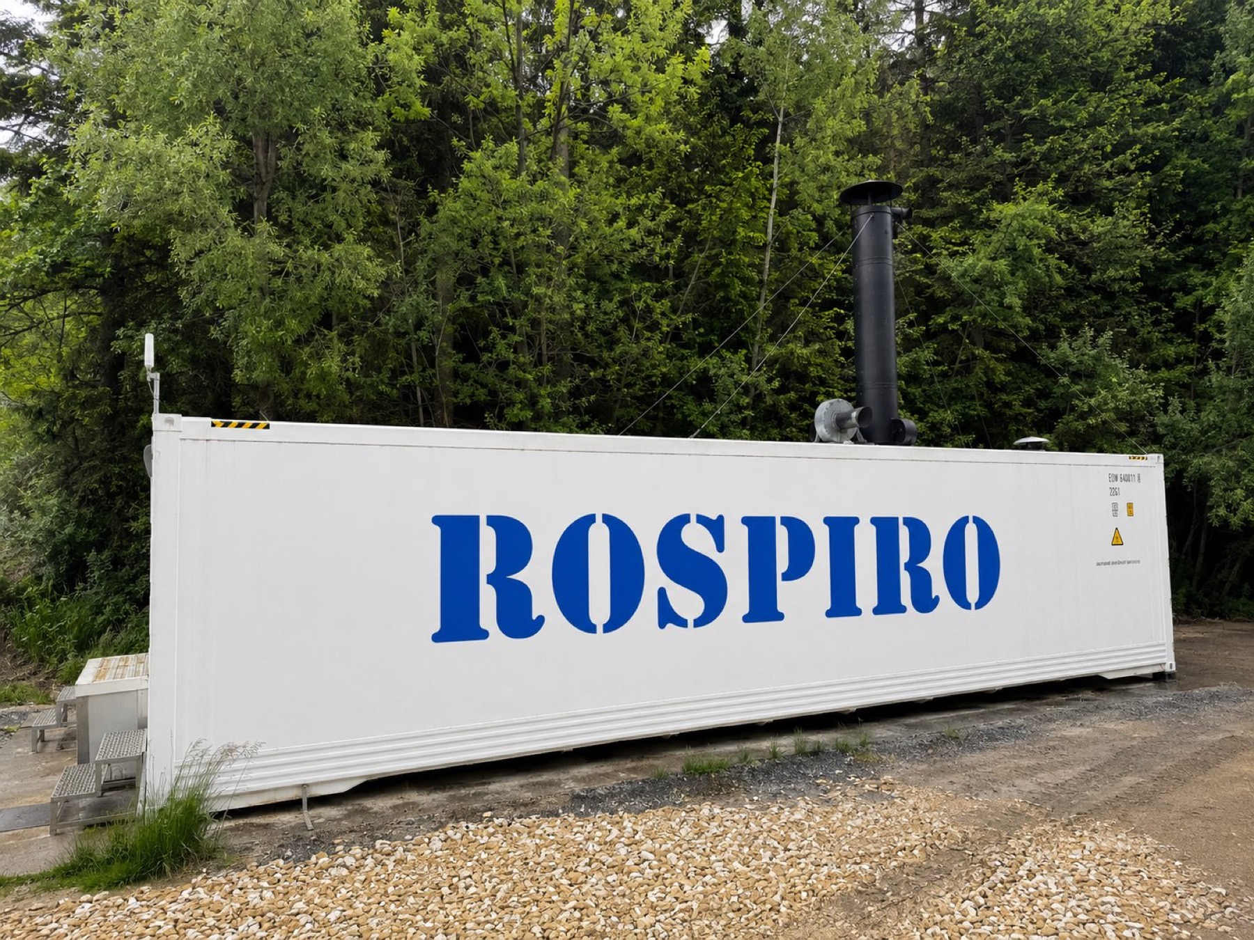 Rospiro containerized water treatment plant exterior